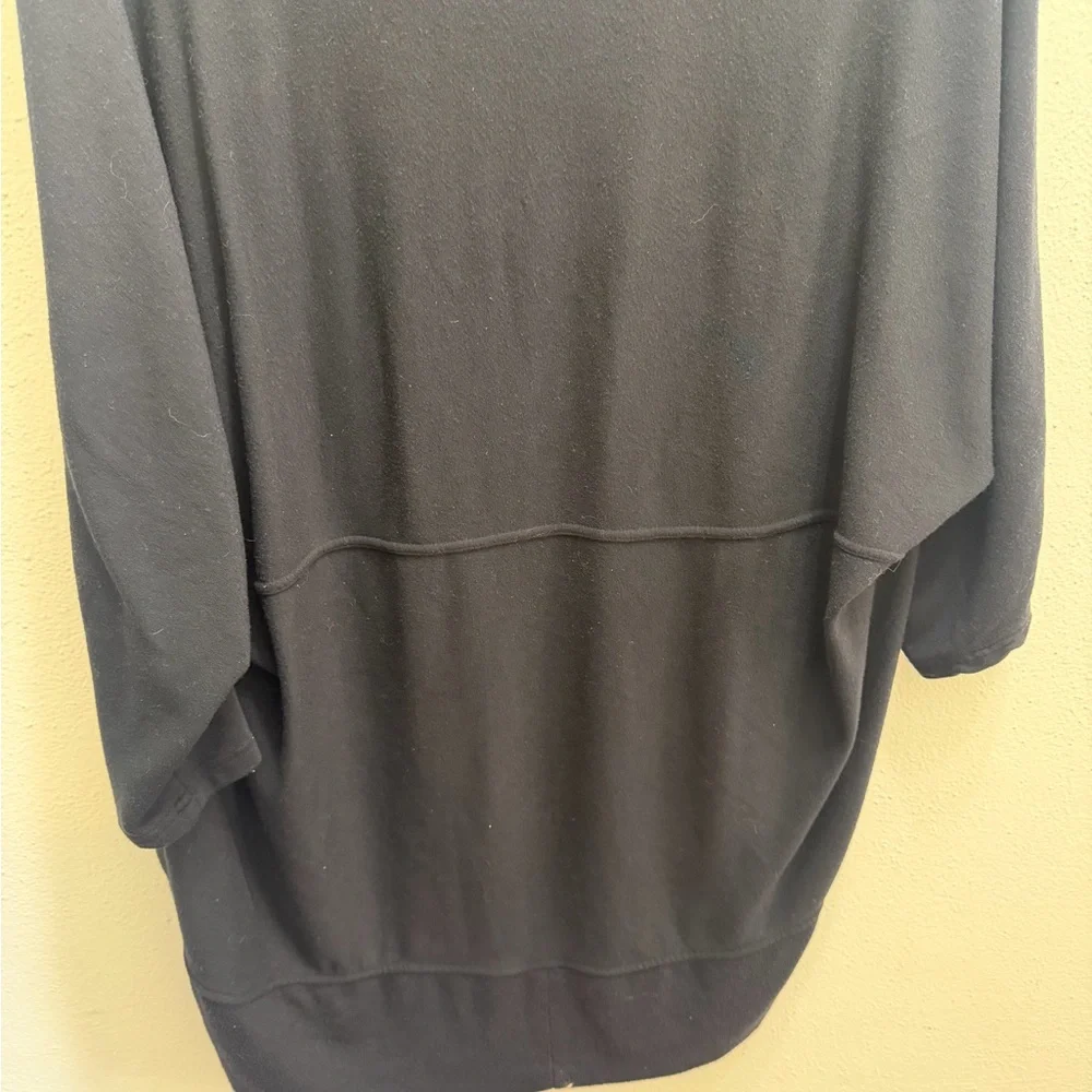 Athleta Ethereal Cocoon Wrap Sweater Black Cardigan Size XXSmall/XSmall